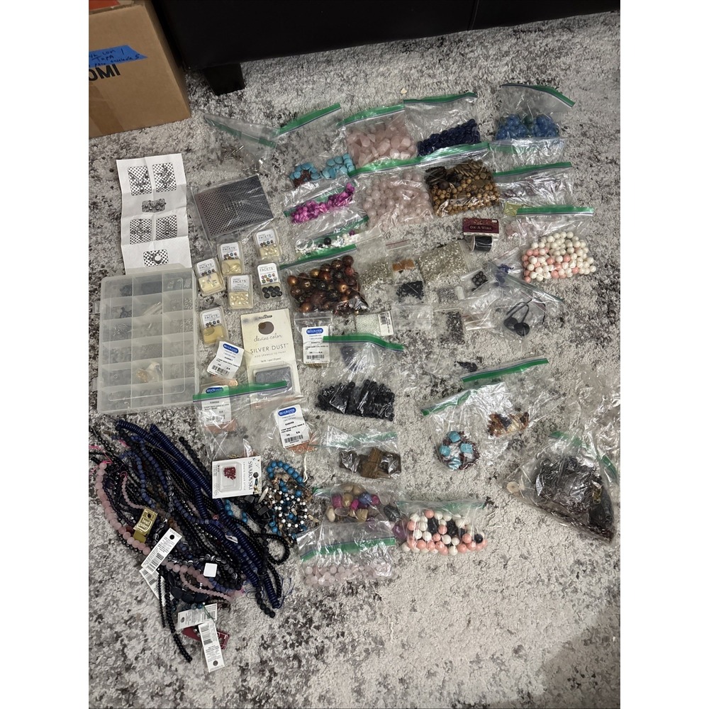 Huge Jewelry Making Supplies Lot And More Gemstones